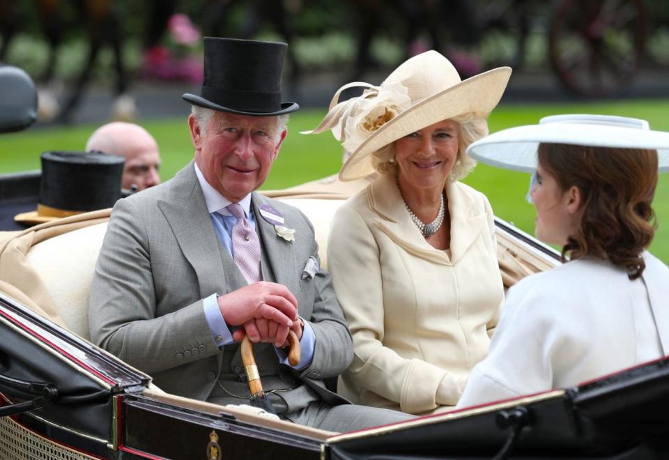 Prince Charles, Prince of Wales and Duchess of Cornwall during day one of Royal Ascot (PA)