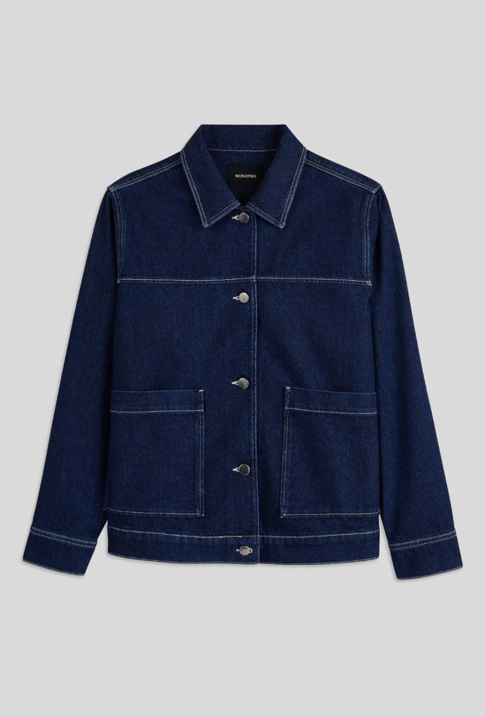 Veste courte en denim Monoprix