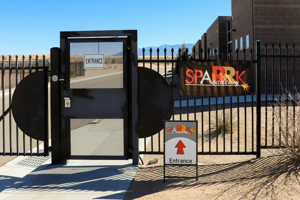 SpaRRk Academy in Rio Rancho, New Mexico, shares physical space with one of the school district’s newest elementary campuses, created in response to the rapidly growing number of students in the district.