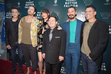 Red carpet arrivals for the screening of the film The Peanut Butter Falcon in Los Angeles