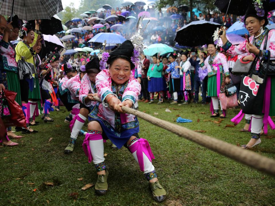 China tug of war