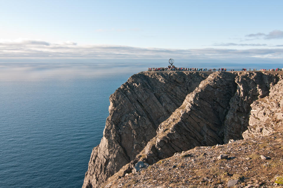 Nordkapp es considerado el punto más septentrional del continente europeo. Foto: Getty Images.