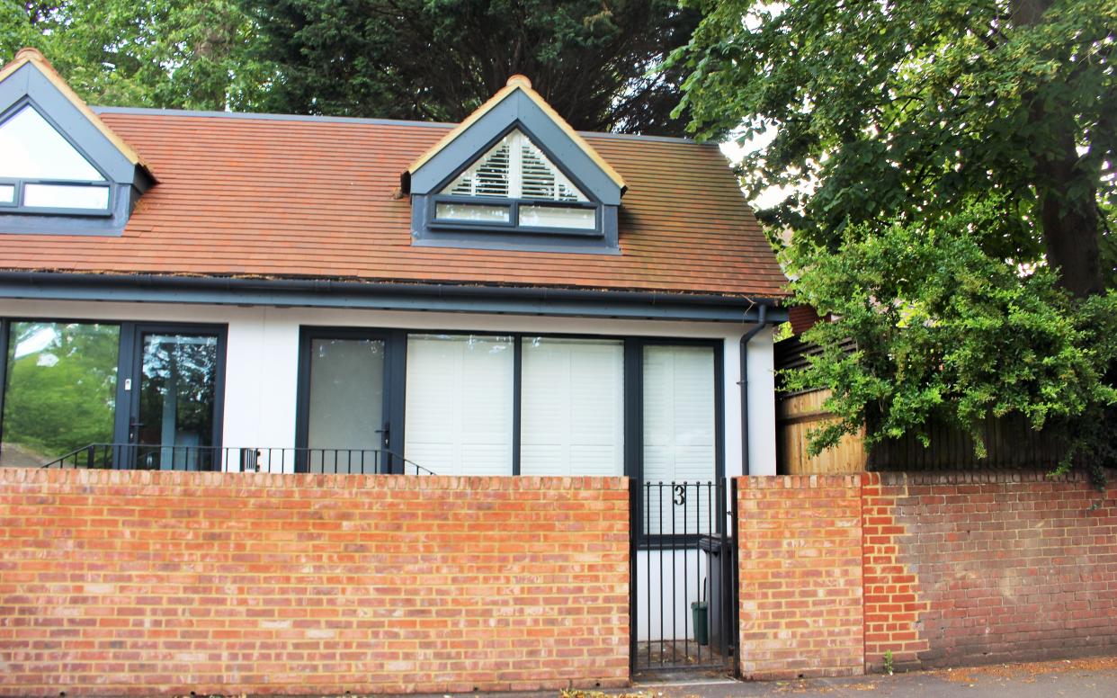 The semi-detached, one-bedroom house in Ewell Village, Surrey is on the market for £330,000