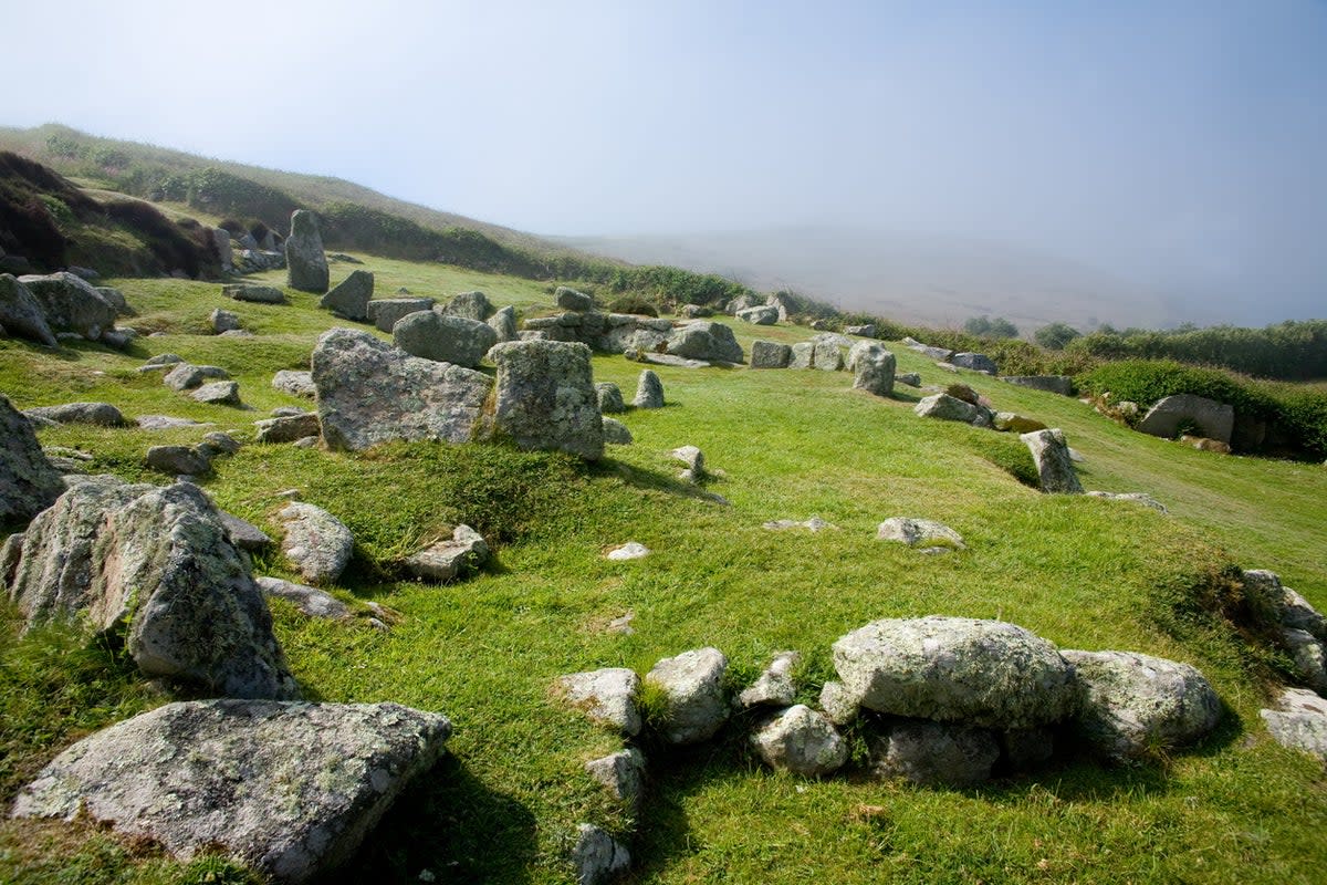 The remains of an Iron Age village on St Martin’s (Getty Images/iStockphoto)