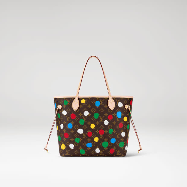 LOUIS VUITTON Yayoi Kusama Neverful MM Tote Bag 2012 [ReSale]