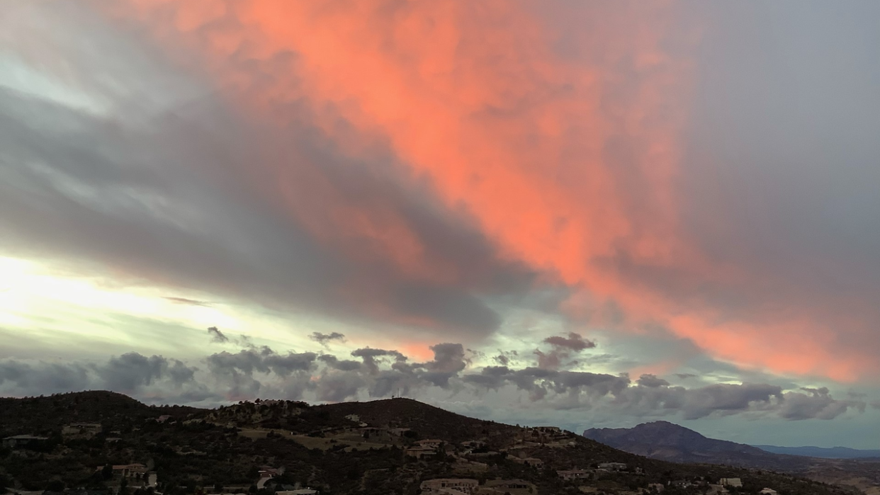 <div>Wow. Stunning sunset overlooking Granite Mountain captured by Joan Preston</div>