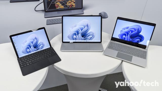 微軟Surface Laptop Studio 2、Laptop Go 3 與Go 4 在台上市