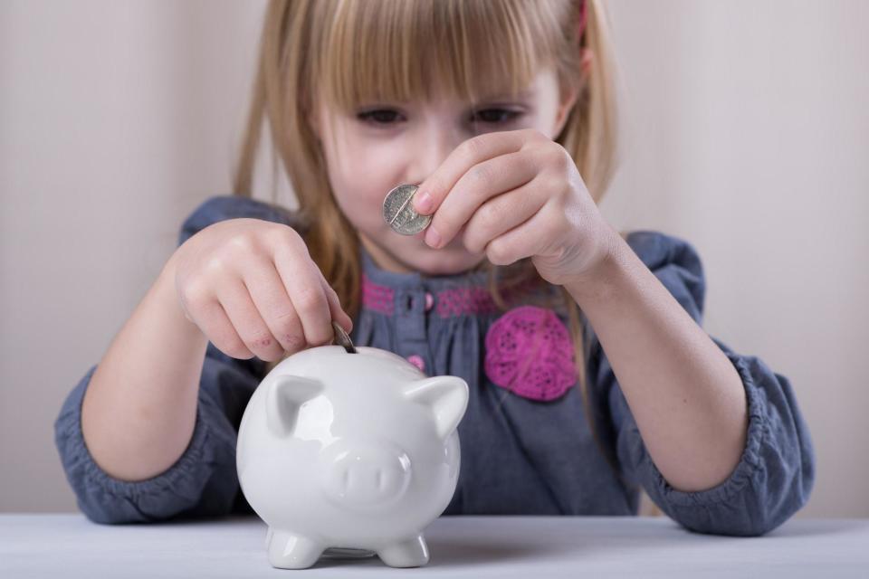 Young boys are being rewarded with more pocket money than girls, a new survey suggests: Shutterstock