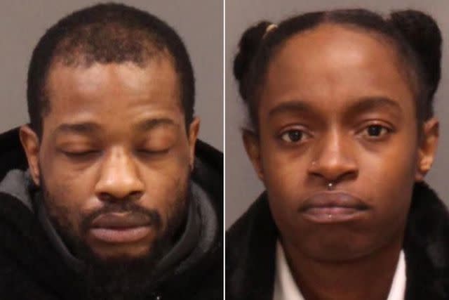 <p>Philadelphia Police Department</p> Kevin Spencer (L) and Dominique Bailey (R) are facing charges connected to Damari's presumed death.