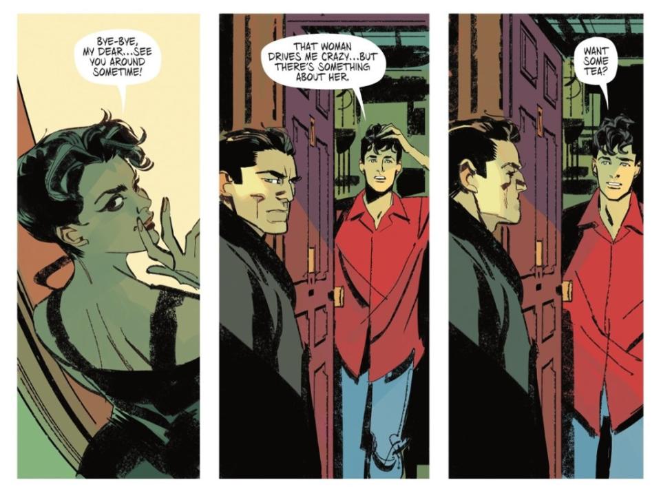 Selina Kyle Bruce Wayne and Dylan Dog in Batman Dylan Dog 1