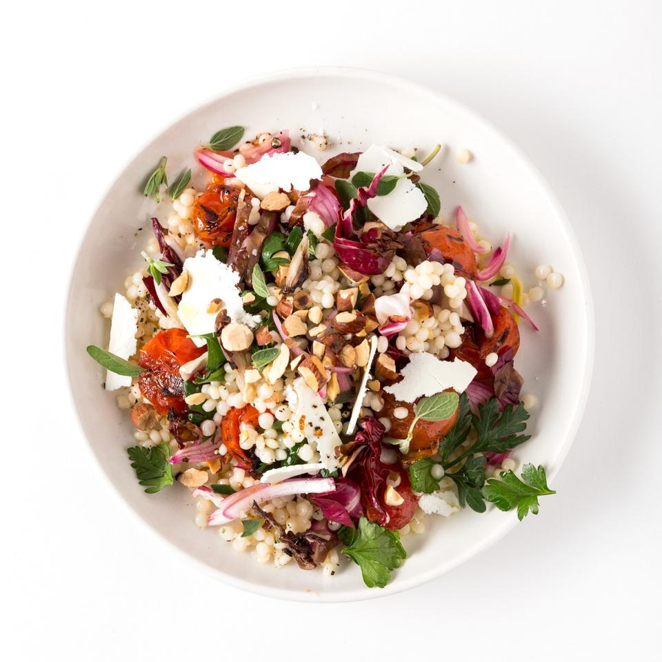 Israeli Couscous and Tomato Salad