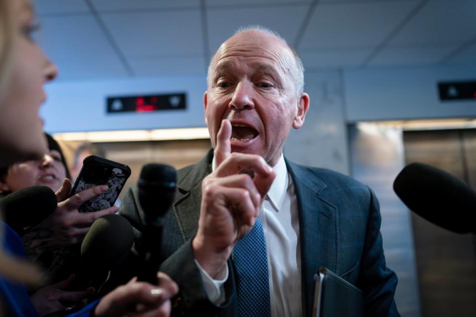 The FAA’s announcement comes after Boeing CEO Dave Calhoun met with legislators on Capitol Hill (Copyright 2024 The Associated Press. All rights reserved)