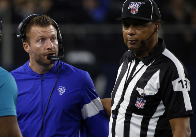 December 08, 2019 Los Angeles Rams head coach Sean McVay