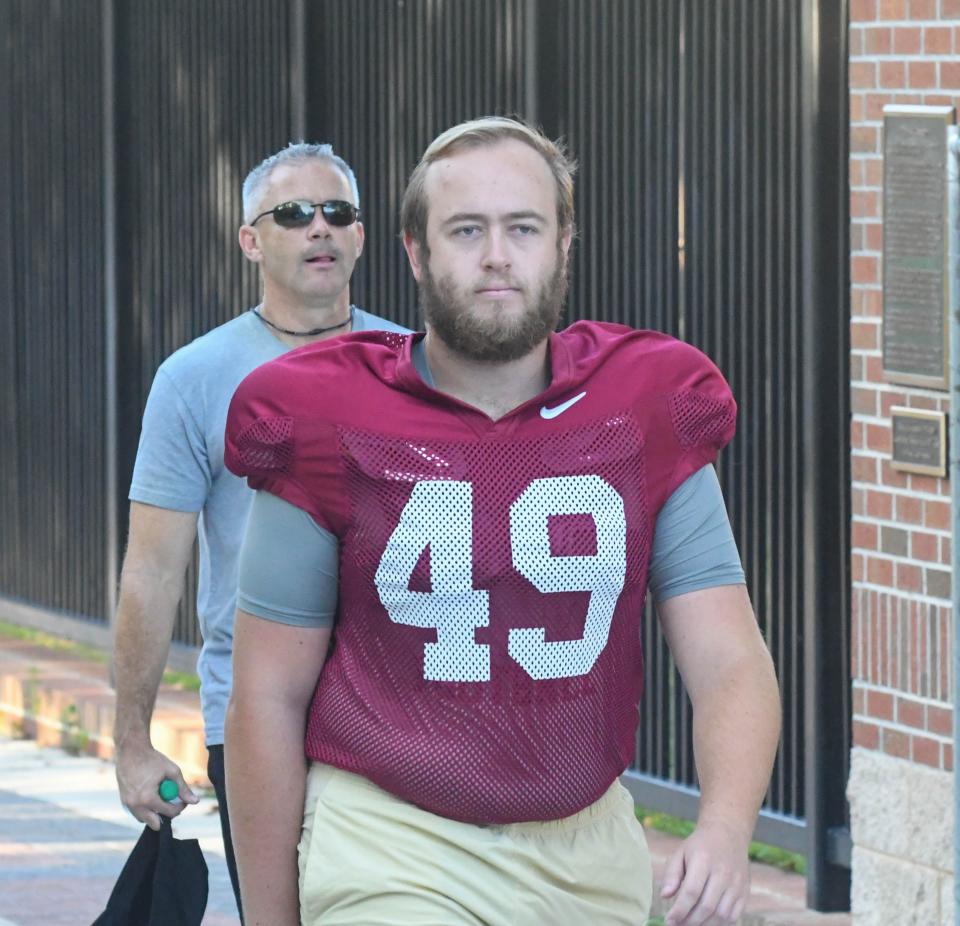 The Florida State Seminoles football team hit the field for its fourth practice of the fall season on Monday, Aug. 7, 2023.