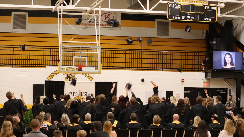 Santa Fe Unit School graduation takes place in Maury County, Tenn. on May 16, 2023.