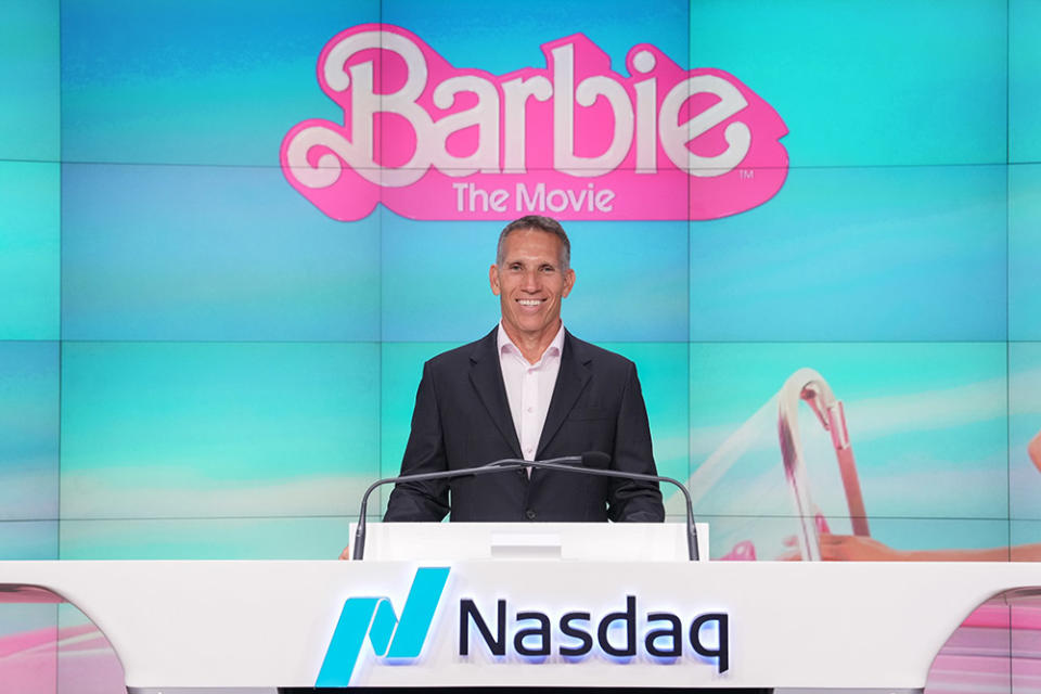 Mattel Rings the Nasdaq Stock Market Opening Bell on the Premiere Day of ‘Barbie’ Movie