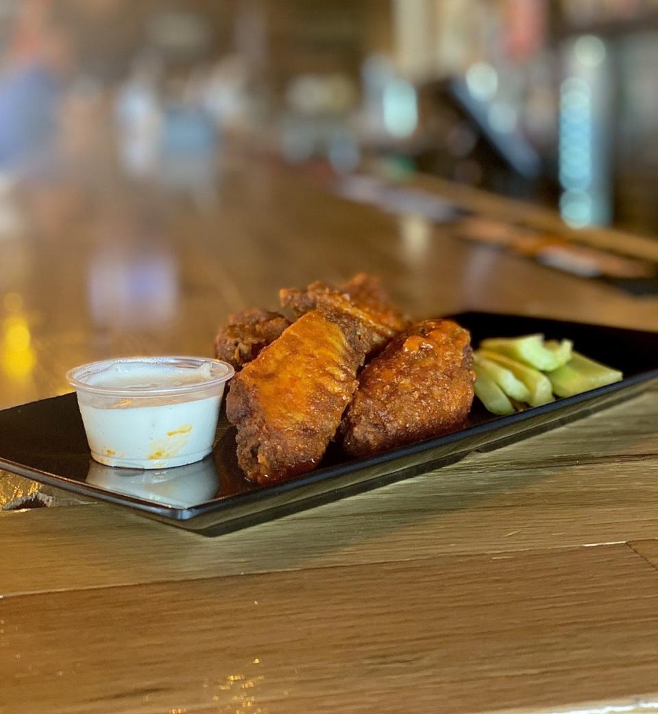 Chicken wings at Double Barrel Kitchen & Bar
