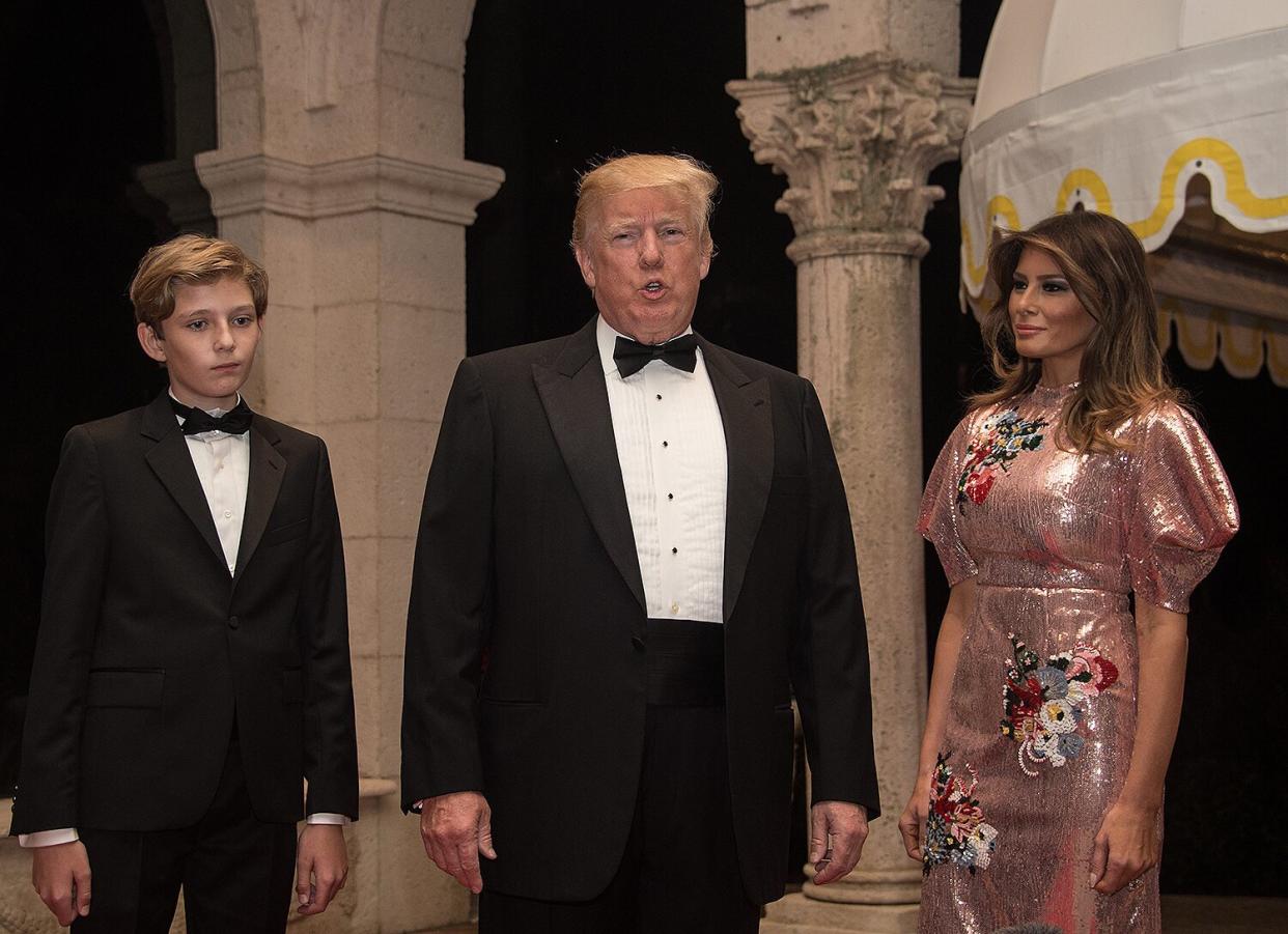 Trumps at Mar-A-Lago