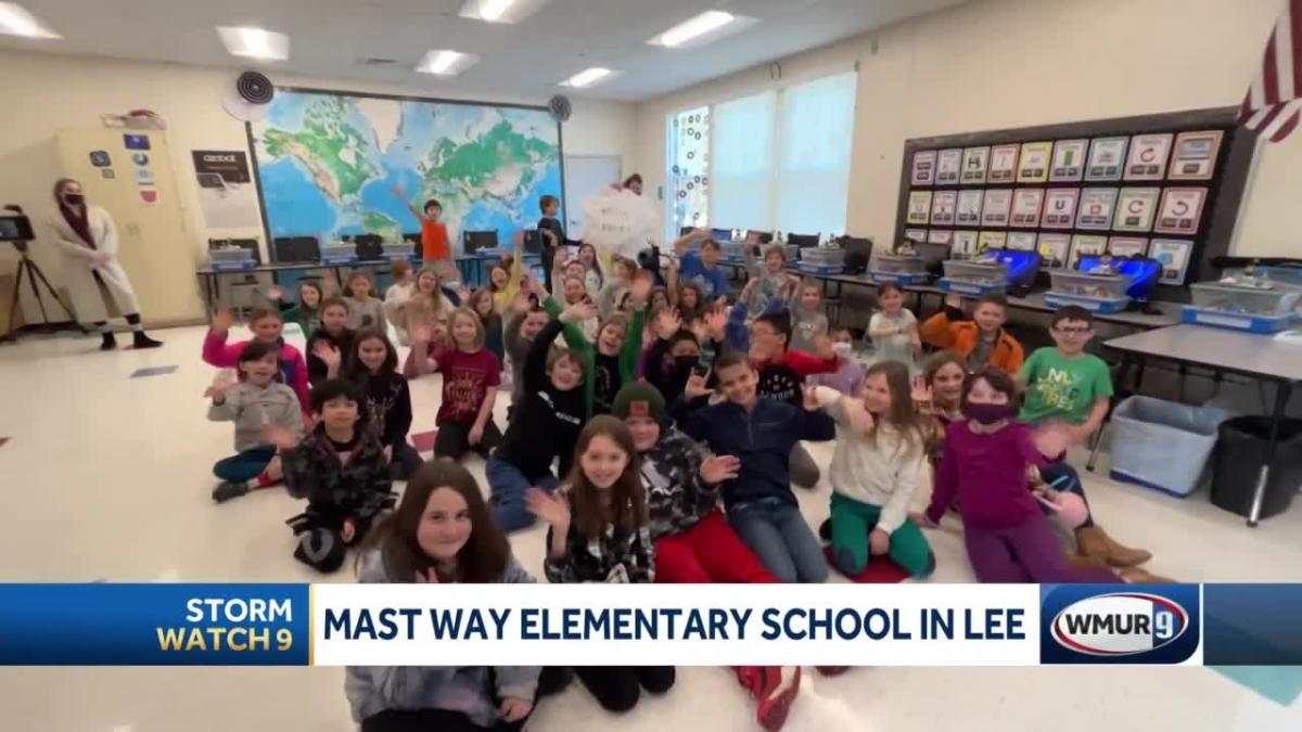 New Hampshire weather school visit: Mast Way Elementary School in Lee