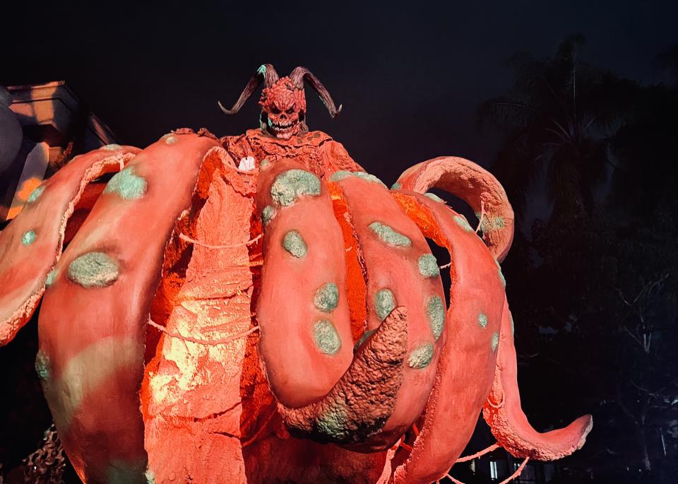 All hail the sinister pumpkin lord. (Photo: Carly Caramanna)