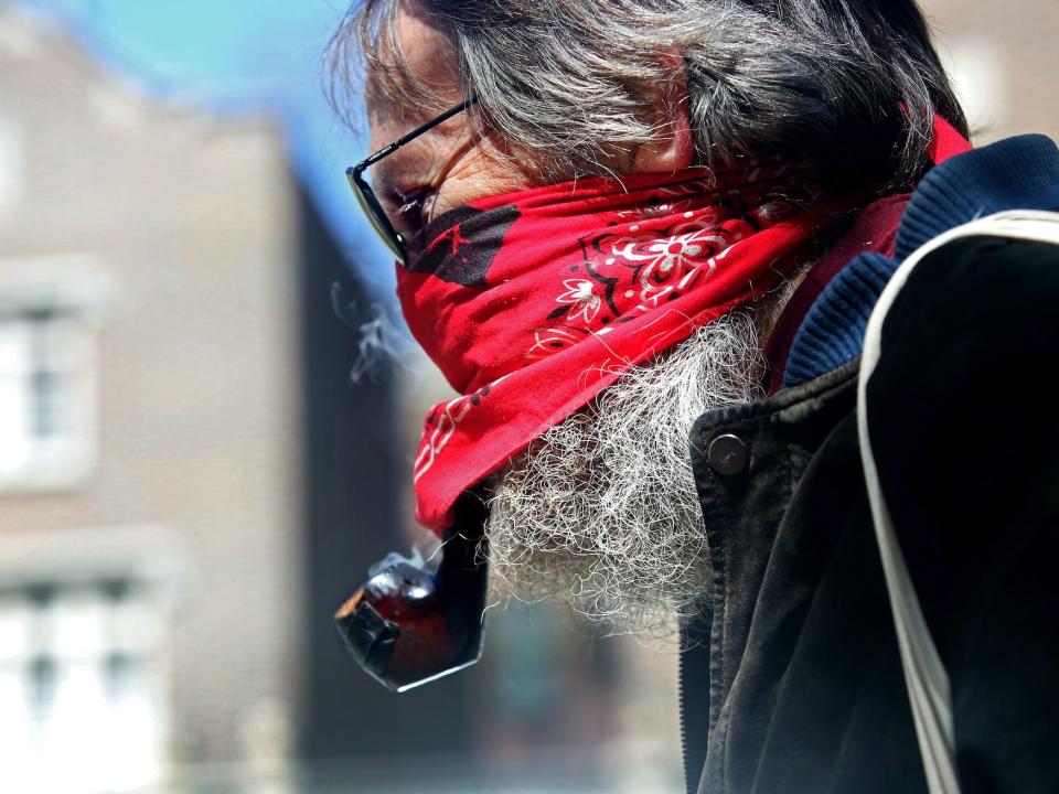 new york face covering smoking mask coronavirus