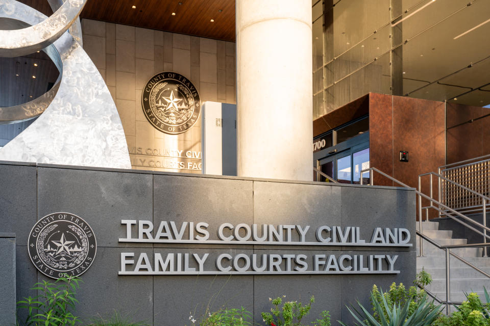 The facility that houses the Travis County District Court in Austin, Texas. 