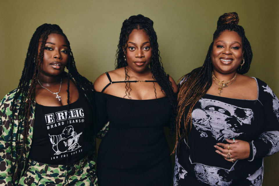 Bellah, Dionne Brown, and Candice Carty-Williams of Onyx Collective's Queenie. 