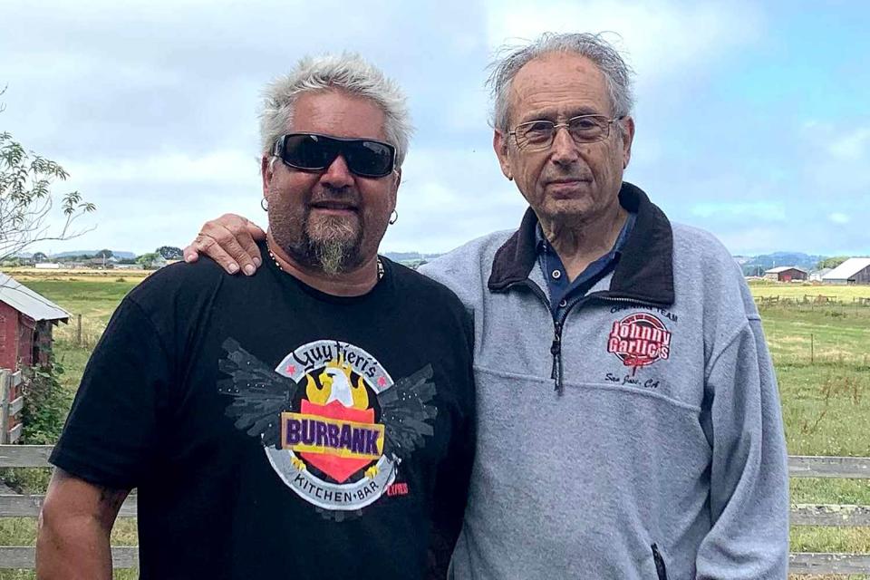 <p>Guy Fieri/Instagram</p> Guy Fieri and his dad Jim Ferry