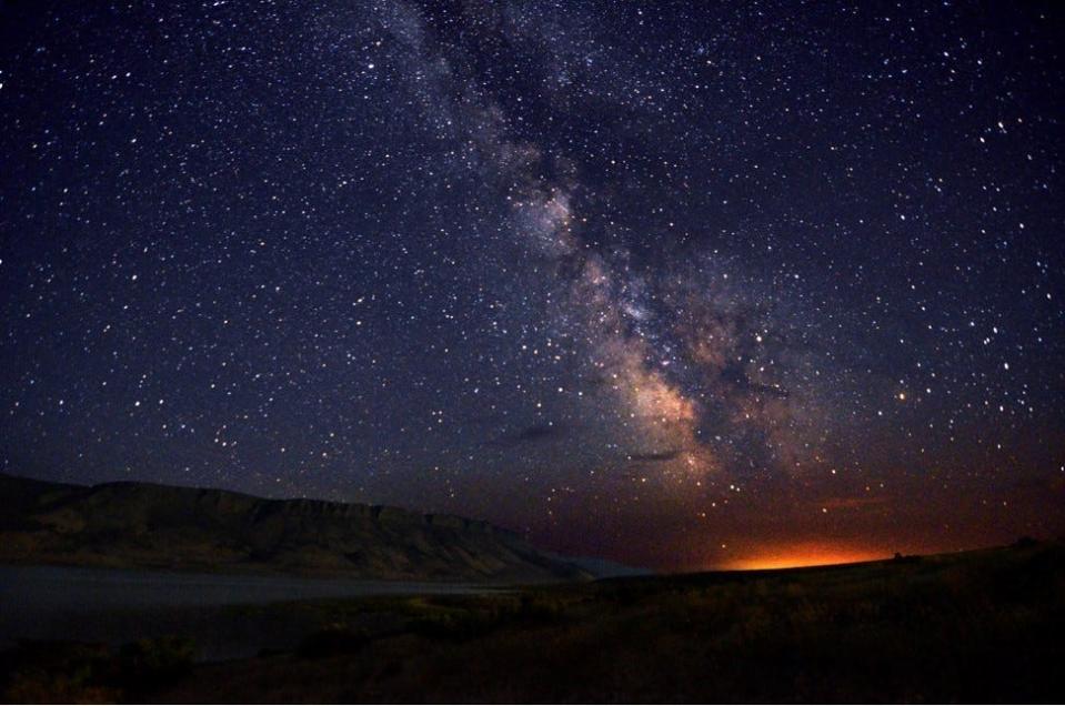 Views of the night sky in the Oregon Outback International Dark Sky Sanctuary.