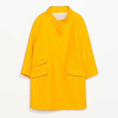 Orange pique coat by Zara | Spring Coats | Office Fashion | redonline.co.uk