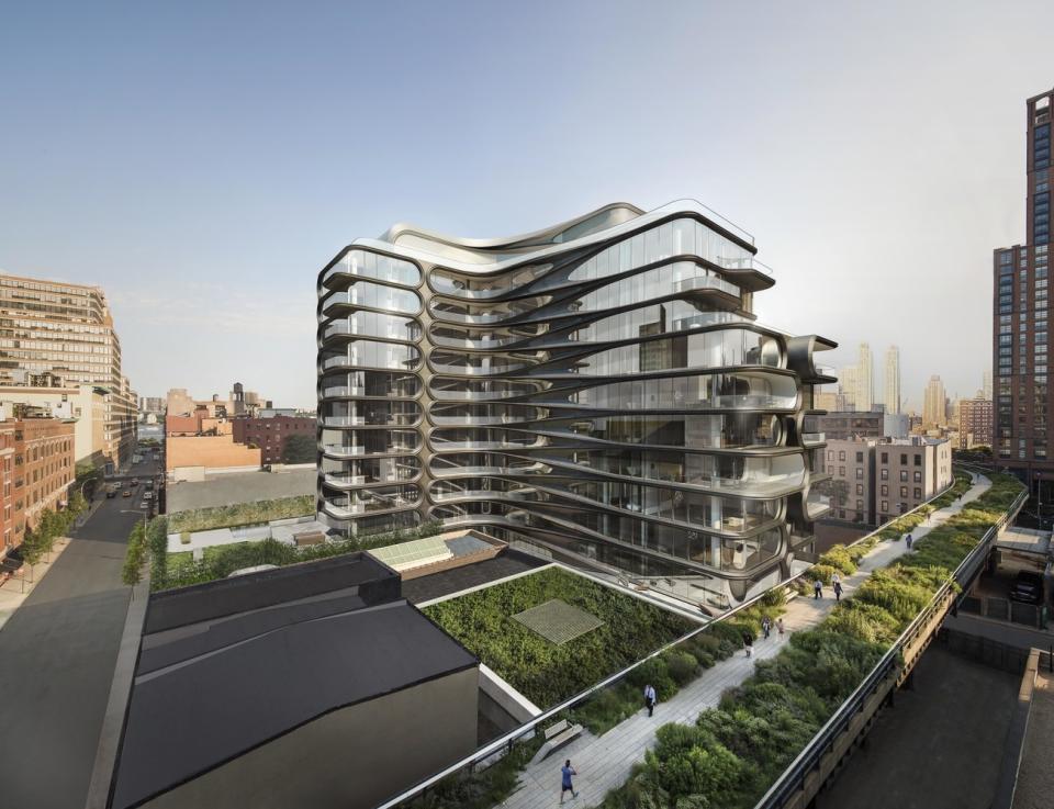 Two designers have outfitted the late architect's highly anticipated 520 West 28th Street
