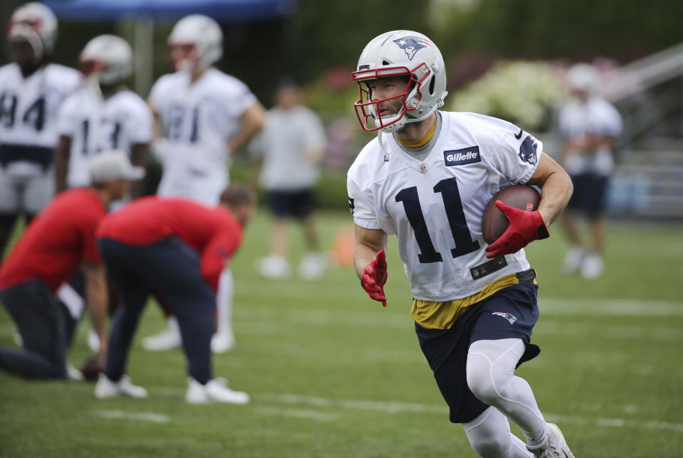 New England Patriots wide receiver Julian Edelman took part in the team’s minicamp last week. (AP)