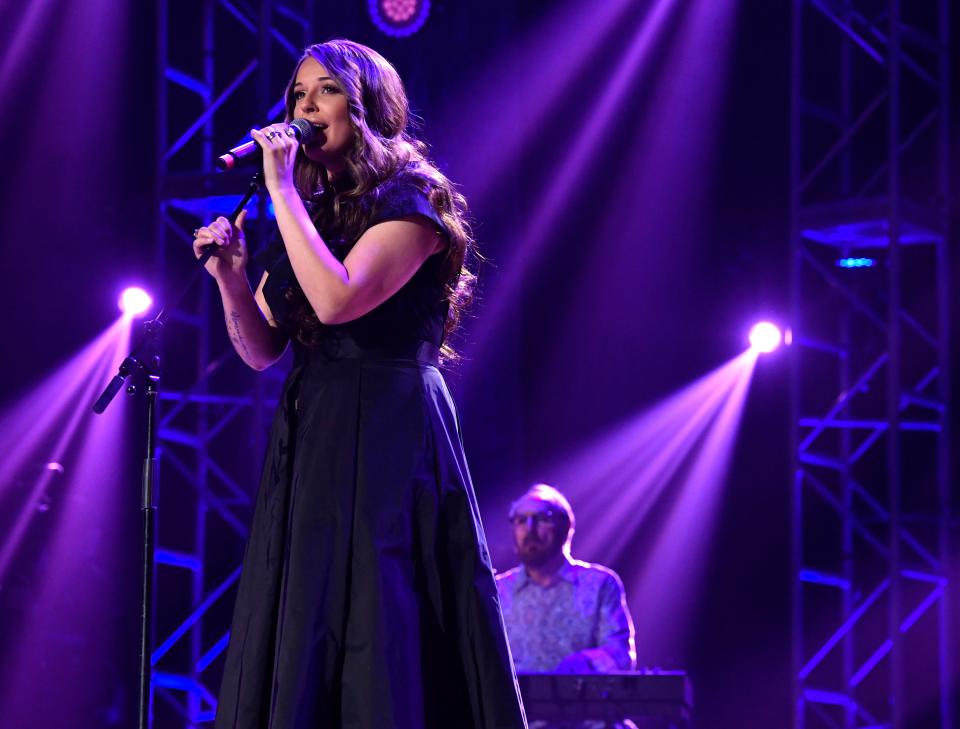 Ariel Hutchins of Cross Plains performs during Saturday's 2022 Rehab Telethon and Auction. This was the 52nd annual broadcast of the event that benefits West Texas Rehabilitation Center.