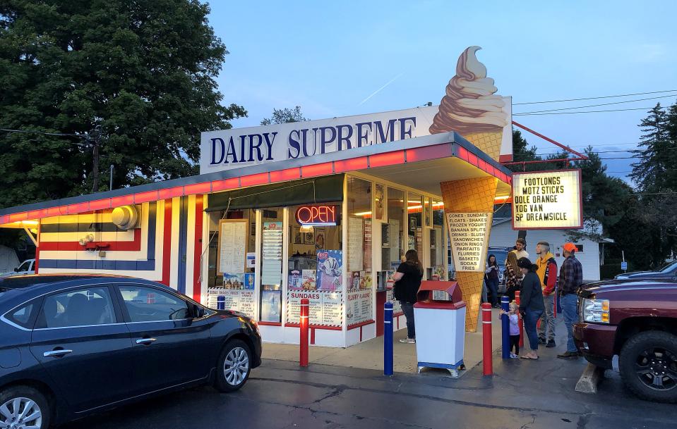 The Dairy Supreme ice cream shop in Edinboro is shown on Sept. 11, 2021.