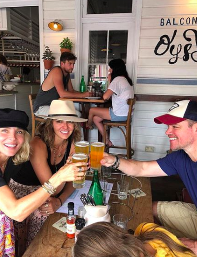 Elsa, along with Luciana and Matt, have been spotted holidaying in Byron together. Photo: Instagram/elsapatakyconfidential