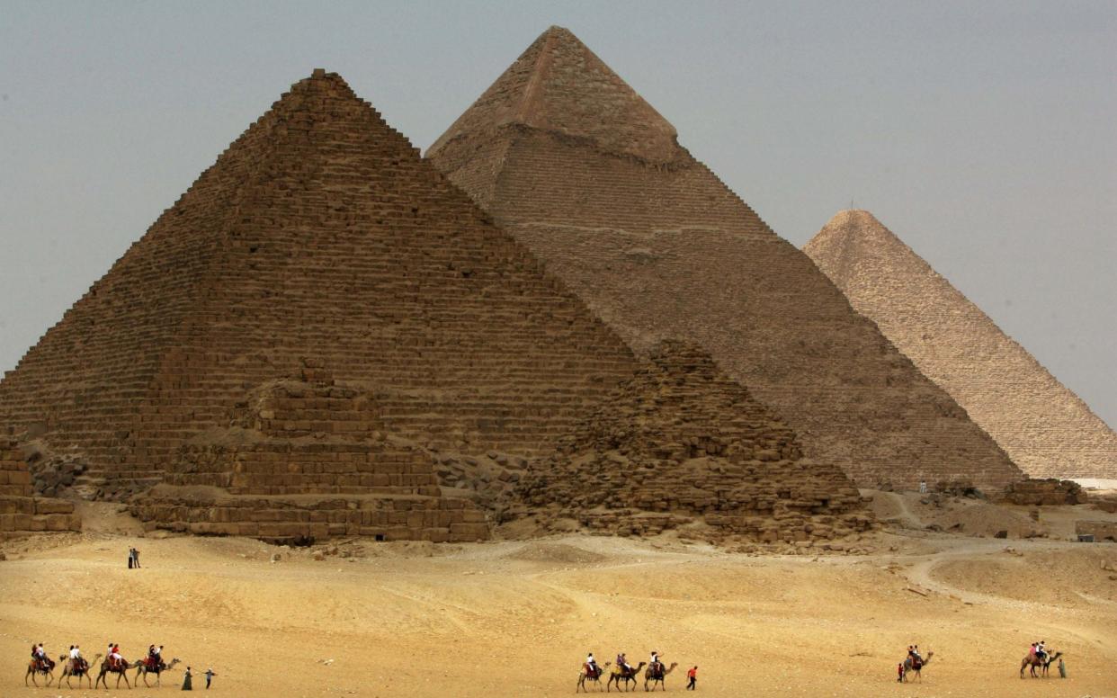The explosion happened near the Giza pyramids - Reuters