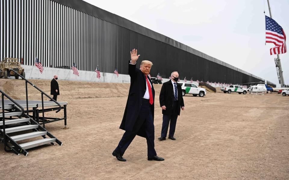 President Biden immediately cut all funding to Trump's border wall - Mandel Ngan/AFP