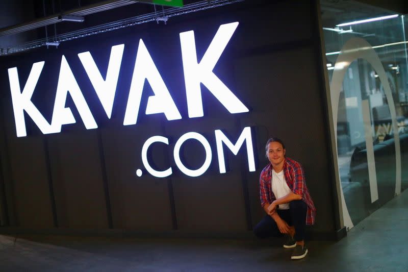 FILE PHOTO: Kavak Chief Executive Carlos Garcia poses for a photo at used autos platform Kavak in Mexico City