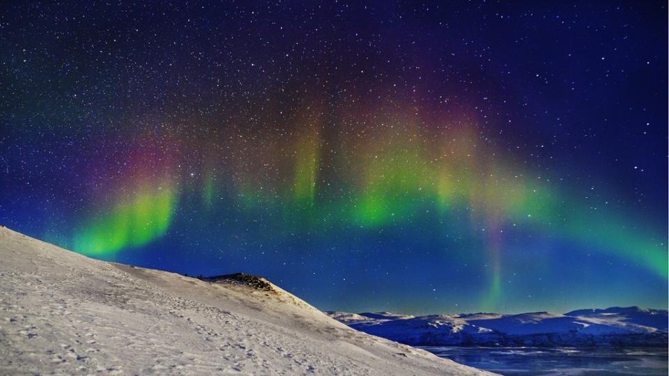 Aurora boreal en Abisko