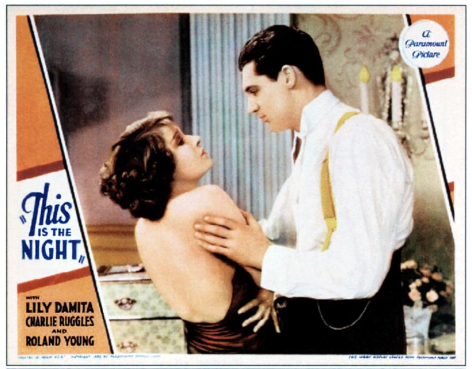 <p>In 1932, Grant appeared in his first film, <em>This is the Night</em>, and received positive reviews. He appeared in six more films that year, including <em>Madame Butterfly, Sinners in the Sun</em>, and<em> Blonde Venus</em>, but they weren't all huge box office successes.</p>