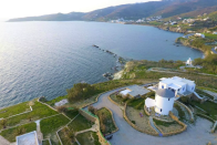 <p>If you’re looking for a warmer getaway, this windmill on the Greek island of Tinos in the Aegean Sea could be the pick for you. (Airbnb) </p>