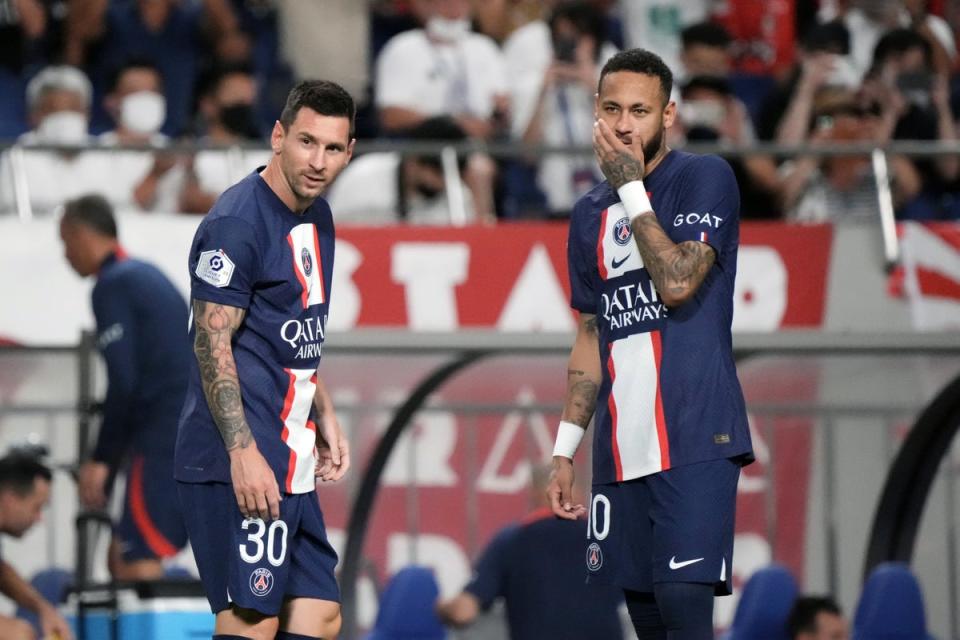 Messi and Neymar reunited at Paris Saint-Germain (Getty Images)