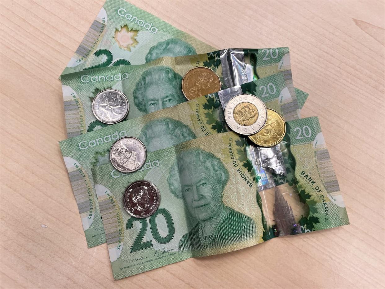 If these were 2021 dollars, you could get $100 worth of stuff with it. (Kevin Yarr/CBC - image credit)