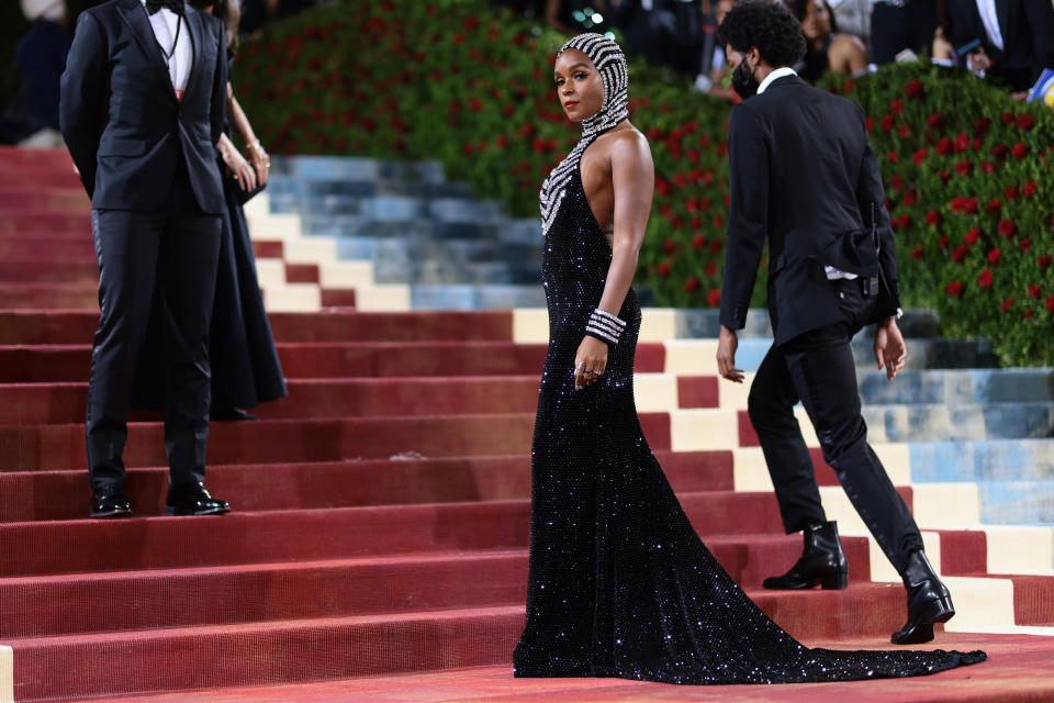 Janelle Monáe attends The 2022 Met Gala Celebrating “In America: An Anthology of Fashion” at The Metropolitan Museum of Art on May 2, 2022 in New York City - Credit: Dimitrios Kambouris/Getty Images for The Met Museum/Vogue