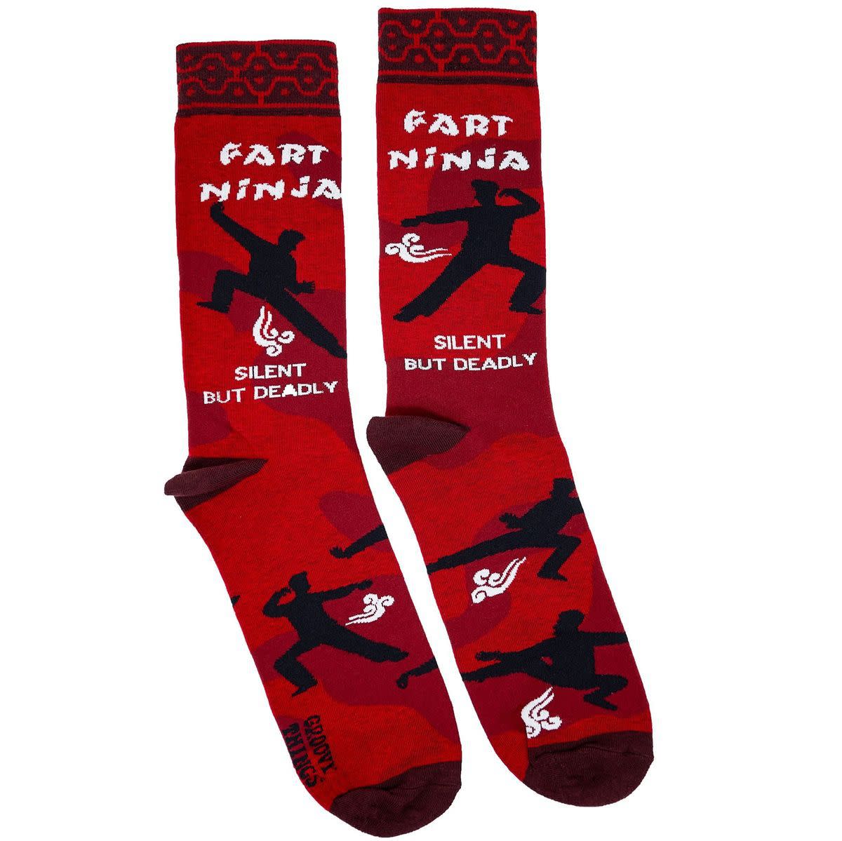 Fart Ninja Men’s Crew Socks