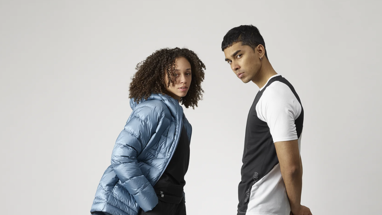 a man and a woman posing for a picture