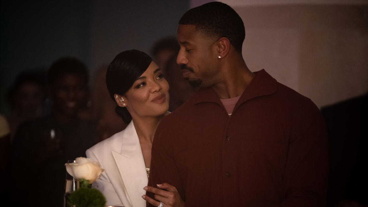  Tessa Thompson and Michael B. Jordan in Creed III 