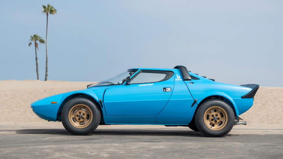 The 1975 Lancia Stratos HF Stradale that will soon be offered online through Stratas Auctions. - Credit: Photo by Jessica Lynn Walker, courtesy of Stratas Auctions.