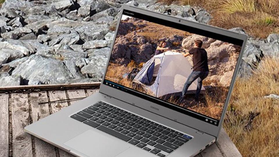 The Samsung Chromebook is an incredibly lightweight laptop option available at Walmart for more than $100 off.