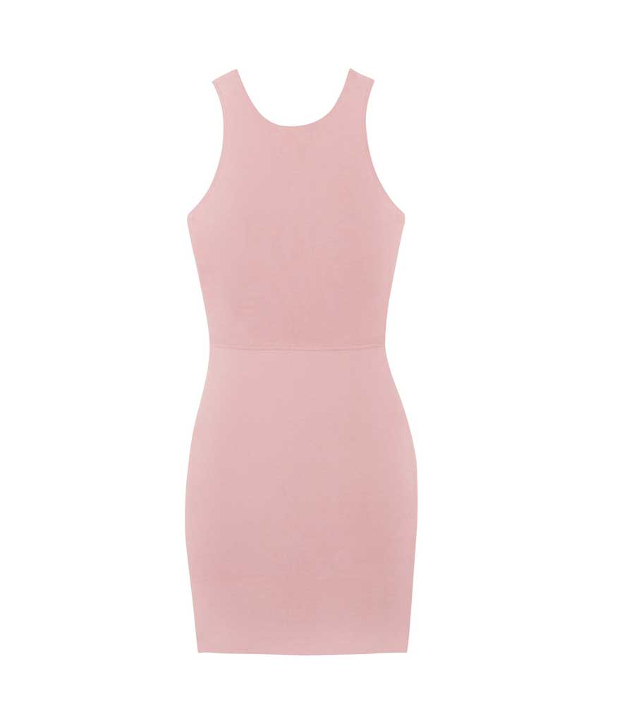 Pink scoop neck dress. (Photo: Elizabeth and James/The Outnet)